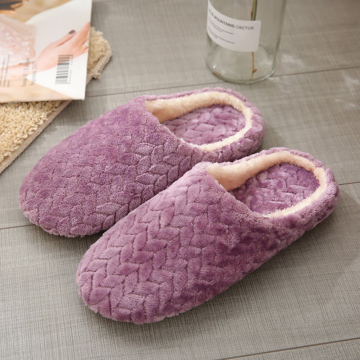 Cozy Women's Home Slippers Soft & Comfy Indoor Slides
