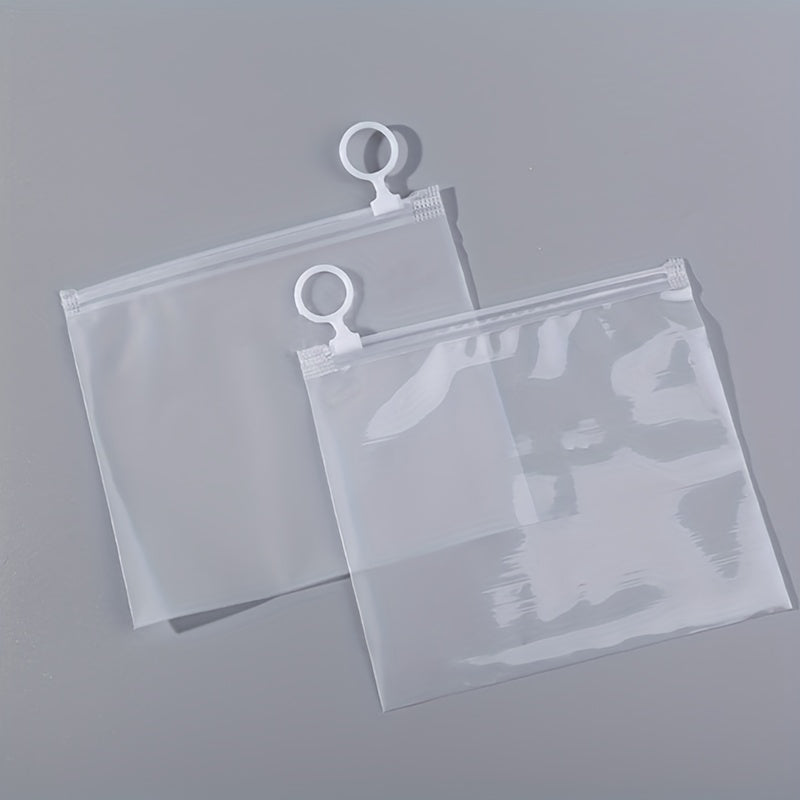 3pcs Portable Document Bags Frosted Transparent Storage