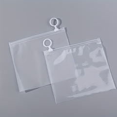 3pcs Portable Document Bags Frosted Transparent Storage