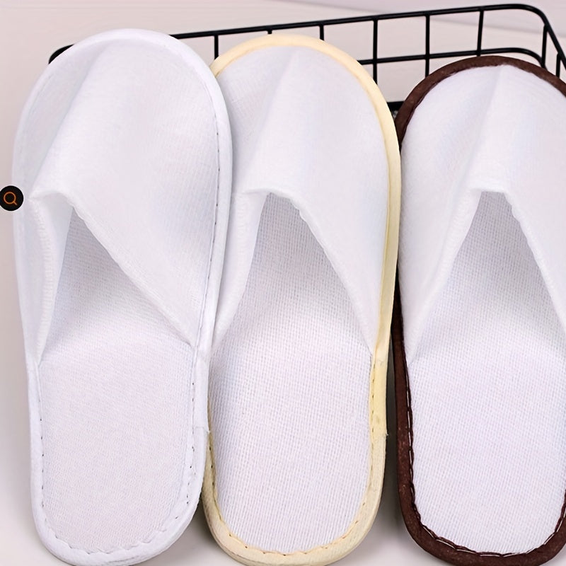 1pc Disposable Guest House Slippers Hotel Slippers Non-slip Bottom Slippers