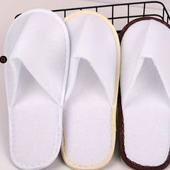 1pc Disposable Guest House Slippers Hotel Slippers Non-slip Bottom Slippers