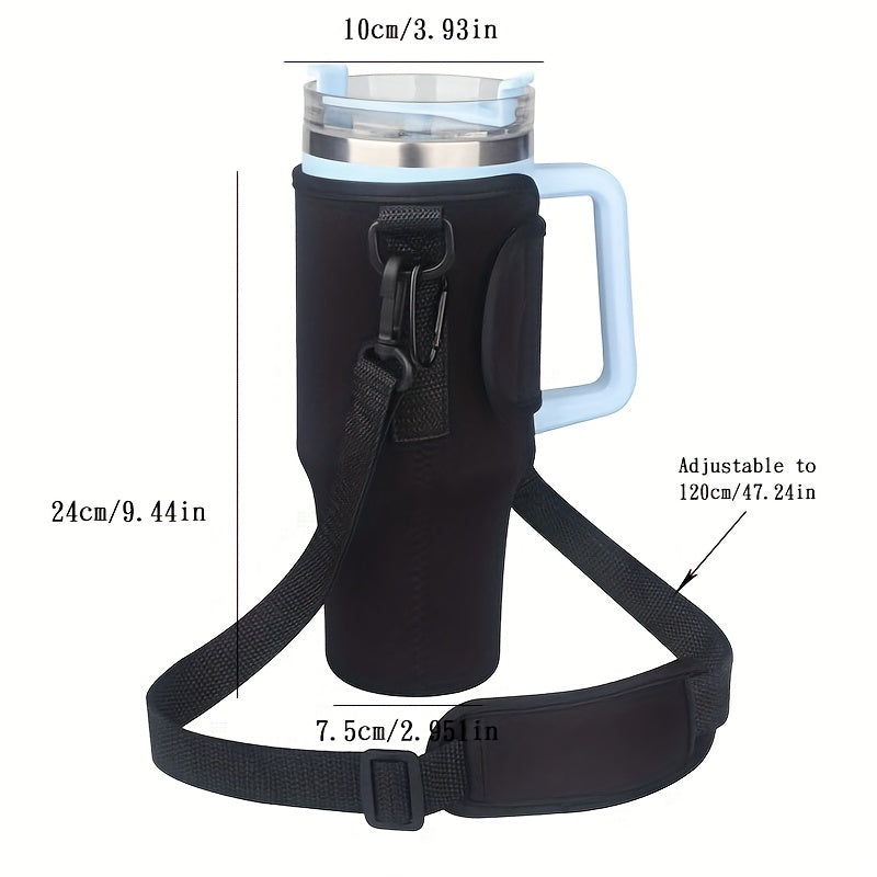 Non-slip Diving Fabric Cup Cover Pouch for 40oz Insulation Cup