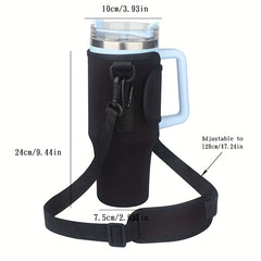 Non-slip Diving Fabric Cup Cover Pouch for 40oz Insulation Cup