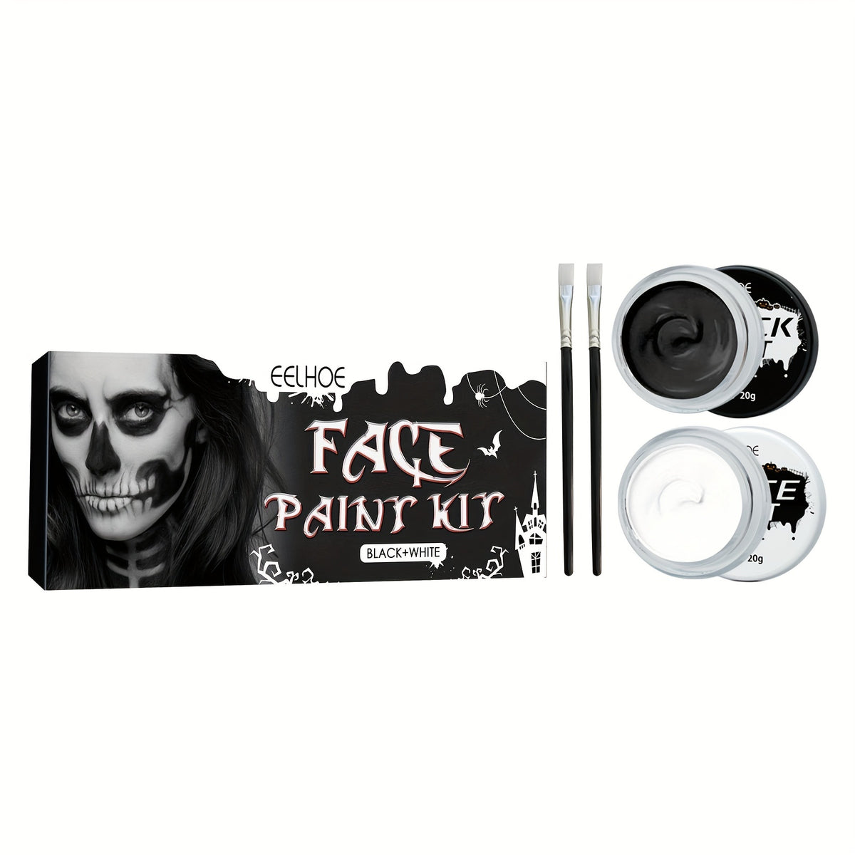 Halloween Makeup Face Body Paint Kit