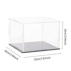 Transparent Acrylic Collectible Display Box Dustproof Storage