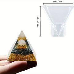 Silicone Resin Pyramid Molds for Home Decor