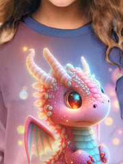 Sweet & Dragon Long Sleeve Pullover Spring Gift Sports