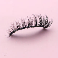 5D Fluffy False Eyelashes Clear Band Wispy Lashes 1 Pack Faux Mink Lashes DV32