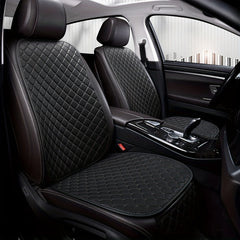 Napa Leather Car Cushion Star Embroidery Back Anti-slip U
