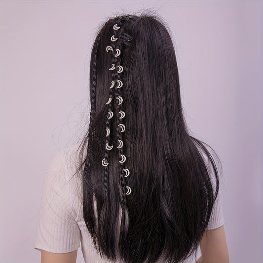 2pcs Fairy Faux Pearl Hair Chain Invisible Clip Girls Hair Accessories