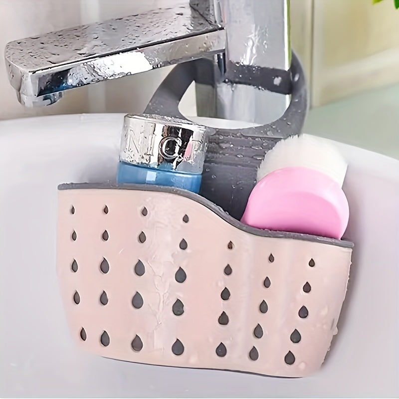 Kitchen Sink Drain Basket Faucet Rack Storage Hanging Bag