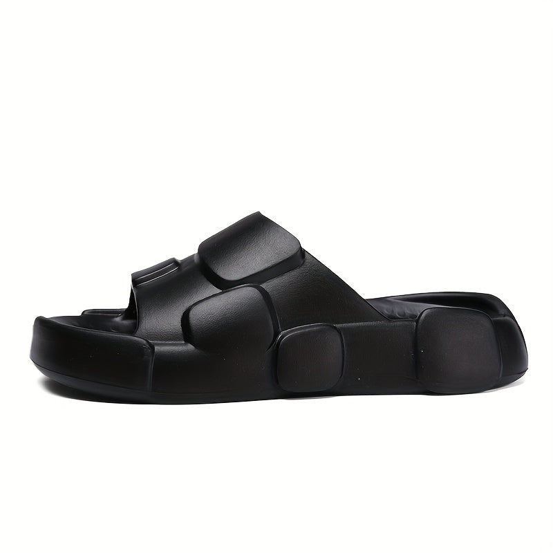 Men's Non Slip Platform Slides Comfortable Cloud Slides