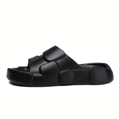Men's Non Slip Platform Slides Comfortable Cloud Slides