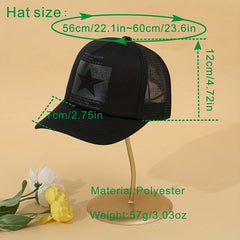 Pentagram Baseball Cap Sunscreen Trucker Hat