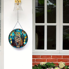 Leopard Suncatcher Acrylic Window Hanging Home Decor Gift