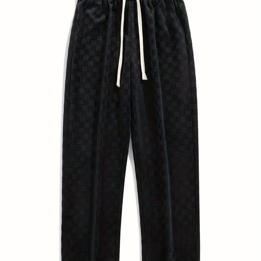 Men's Street Style Jogger Drawstring Casual Trousers