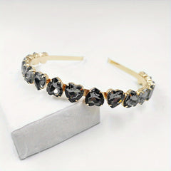 Baroque Crystal Heart Decor Headband Hair Band Glitter Hair Accessories