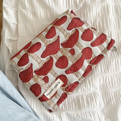 Mushroom Print Makeup Storage Pouch & Toiletry Organizer