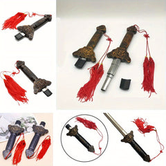 Stainless Steel Folding Sword with Blade Pattern