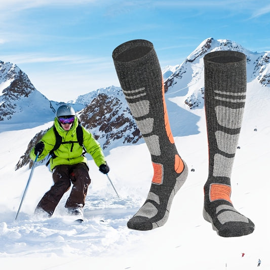 1pair Thermal Socks for Skiing Hiking Snowboarding Climbing