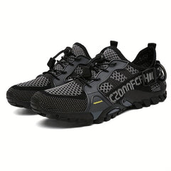 Men's Knitted Breathable Sneakers for Hiking Climbing