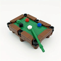 Mini Pool Table Building Blocks Toy Gift