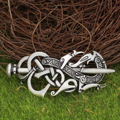 Viking Celtic Crown HairPins Clip Hair Accessories Barrettes Silvery
