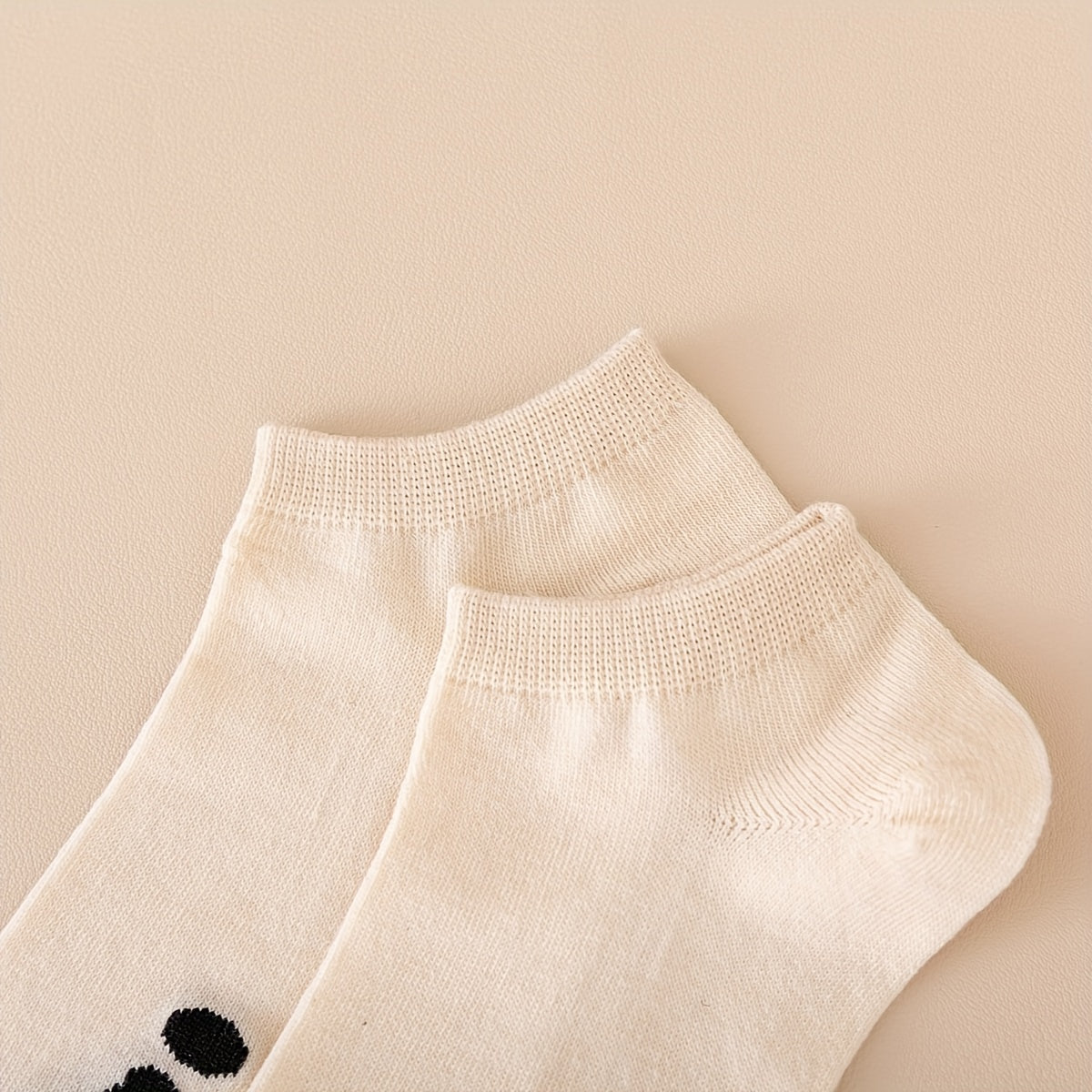 10 Pairs Smiling Print Socks Low Cut Ankle Stockings