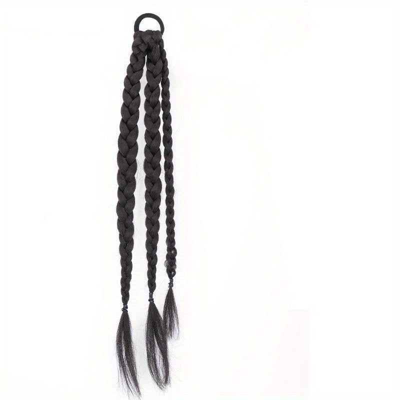 Y2K Boxing Braid Wig Sweet Twist Braid Double Ponytail