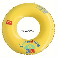 Letter Pattern Swimming Ring Thick PVC Swim Float Pool Accessories