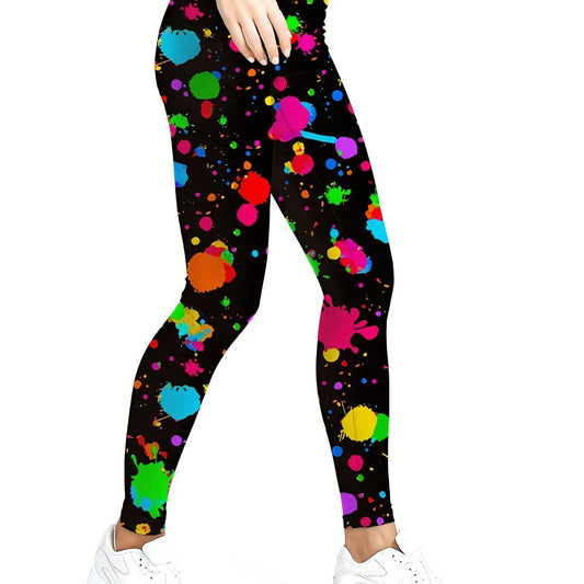 Print Fitness Gym Sports Leggings High Waist Yoga Workout Running Tight Pants