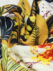  Leaf & Floral Print Maxi Cami Dress