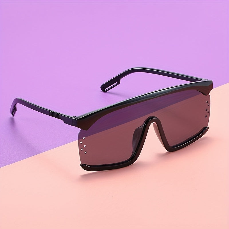 Y2K Gradient Shield Sunglasses UV400