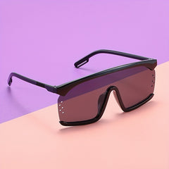 Y2K Gradient Shield Sunglasses UV400