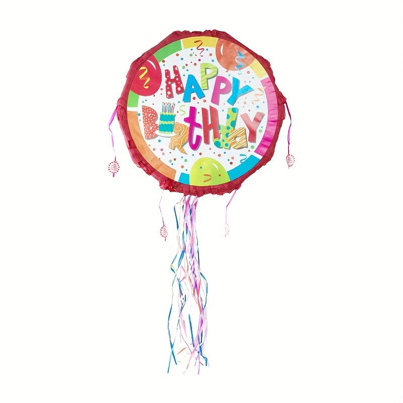 Birthday Party Pinata Fun Celebration Round Pinata Props