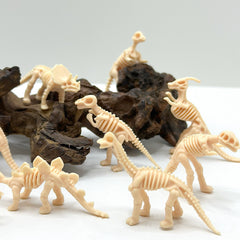 20pcs Mini Dinosaur Skeletons Set with Excavation Accessories
