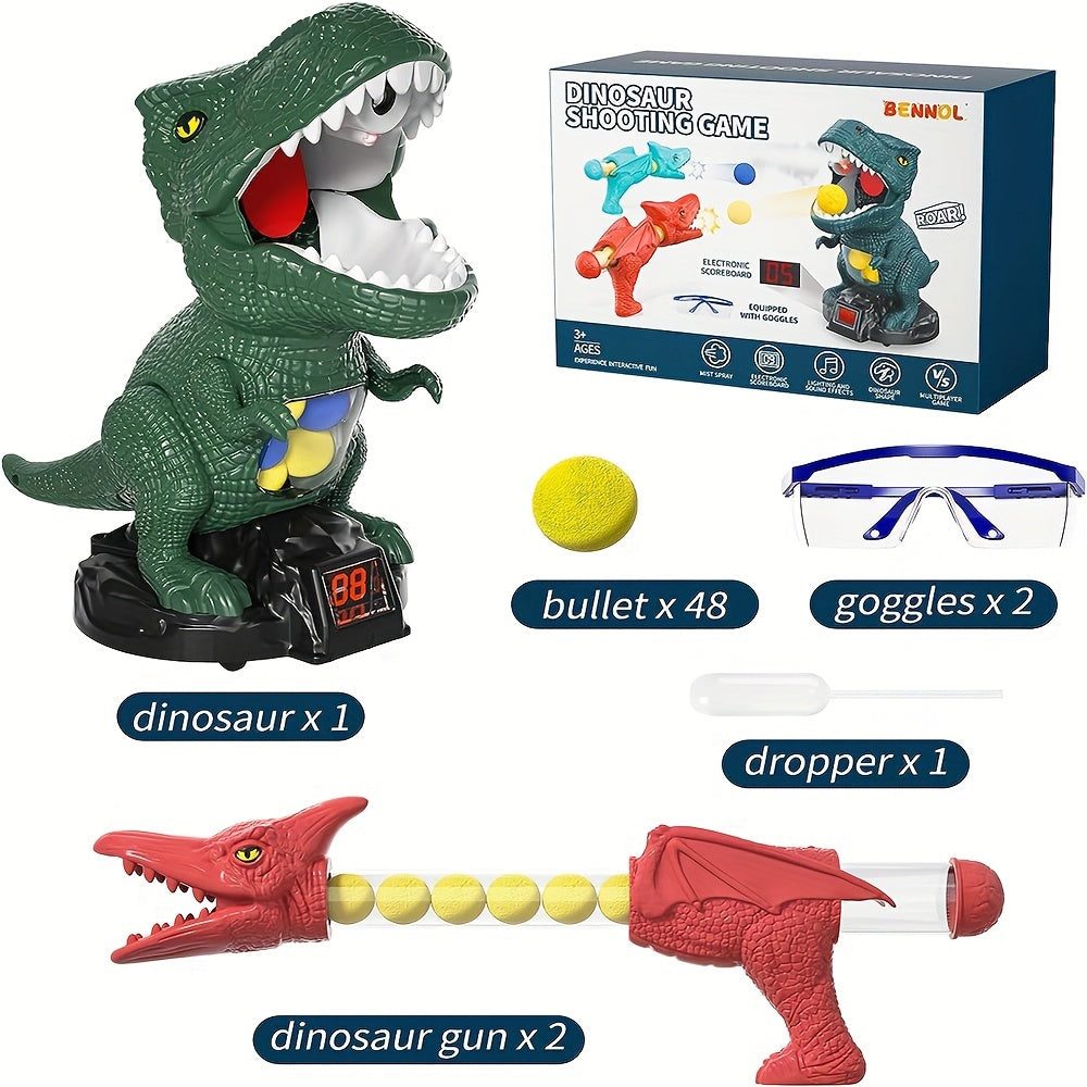 Dinosaur Shooting Toys Soft Bullet Guns Fun Games Christmas