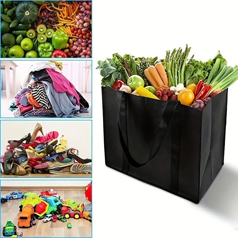 Non-woven Reusable Grocery Shopping Bags Large Eco-Friendly Tote Bags