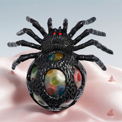 Colorful Bead Spider Squeeze Toy for Halloween