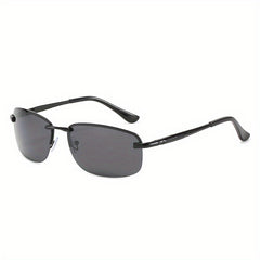 Men's Metal Frame Retro Polarized Sunglasses UV400