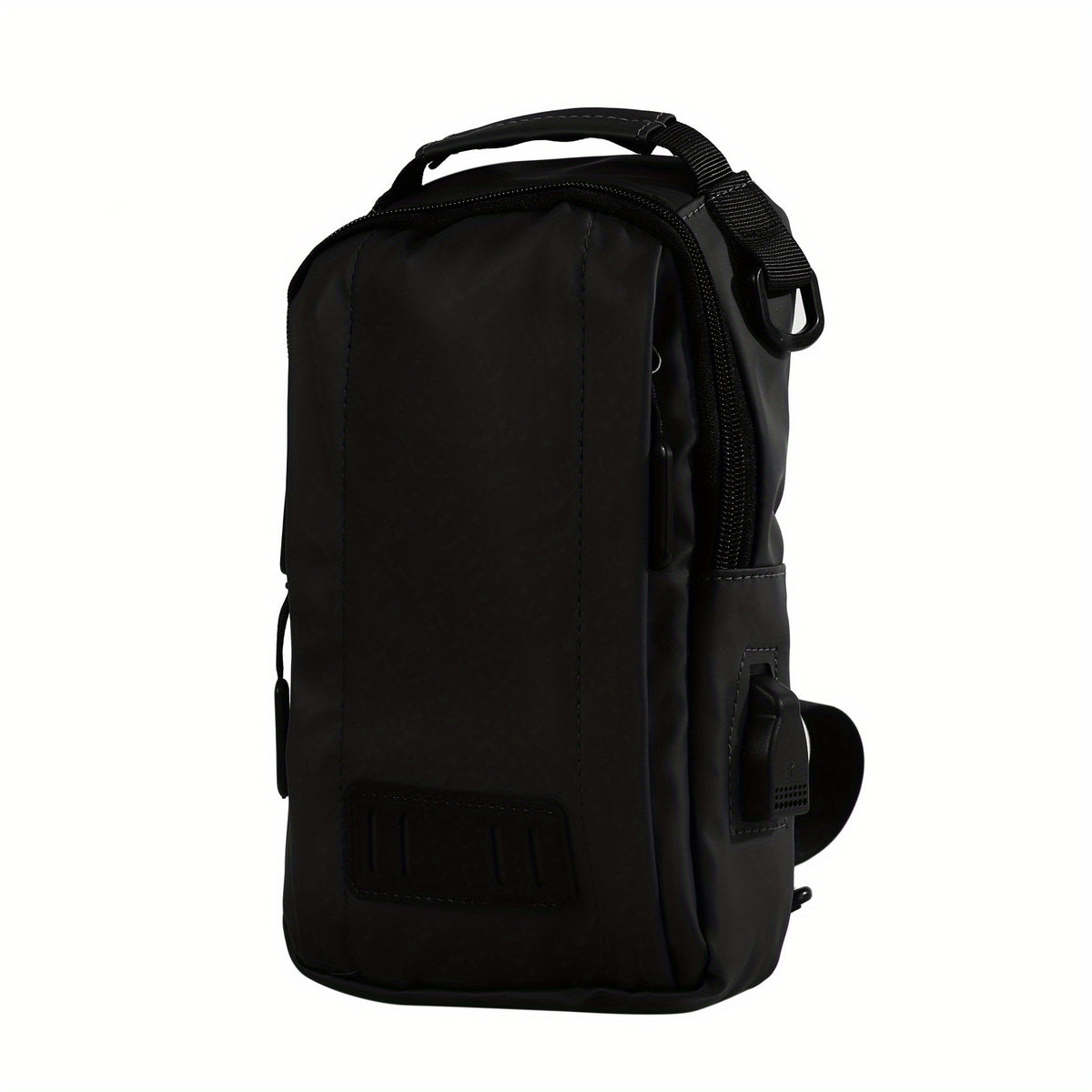 Men's Multifunctional Chest Bag USB Charging Waterproof Travel Shoulder Bag