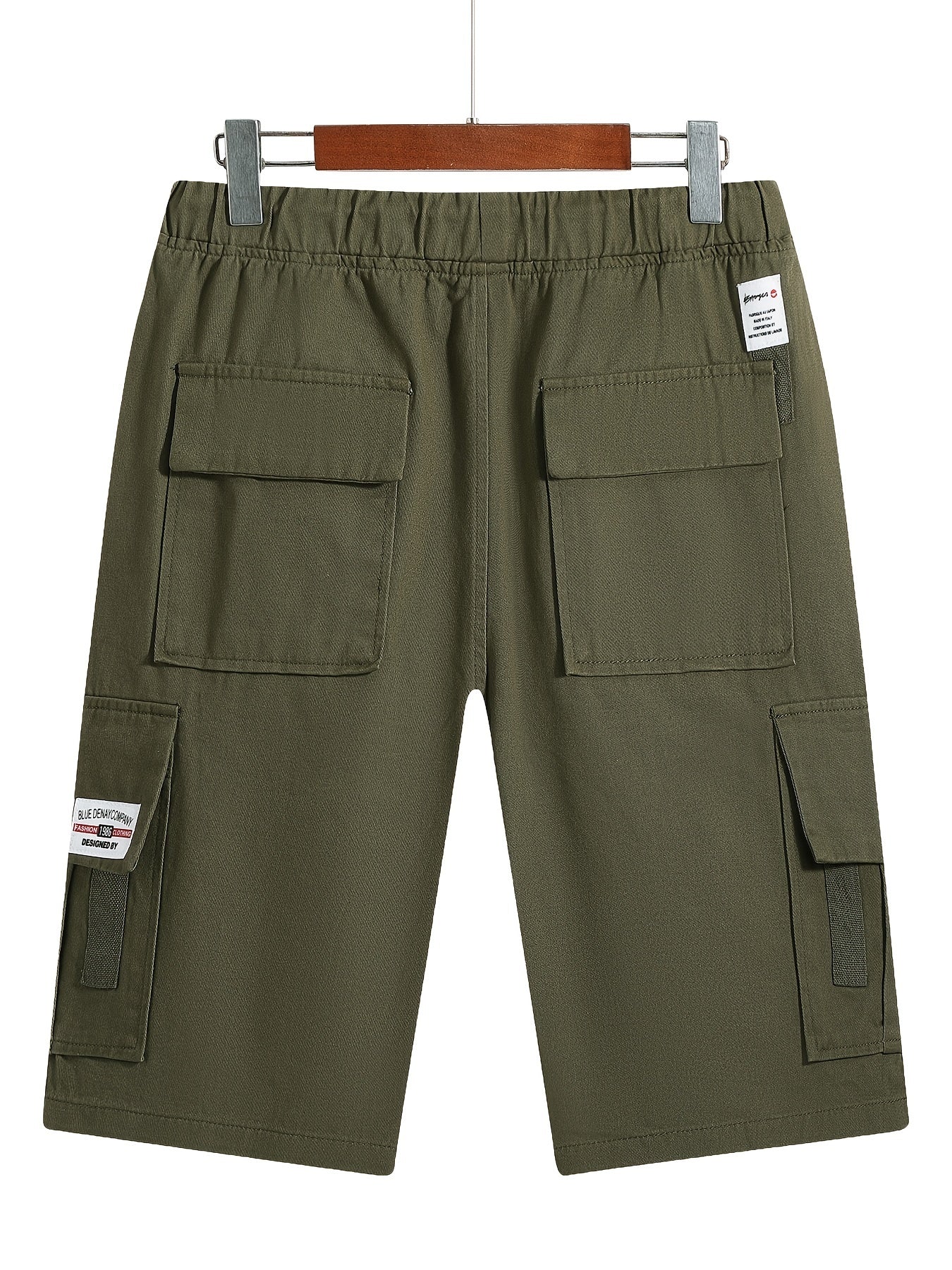 Men's Drawstring Cargo Shorts for Summer and Beach