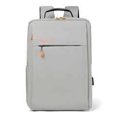 Men's Large Capacity Slim Travel Bookbag w/ USB Charging