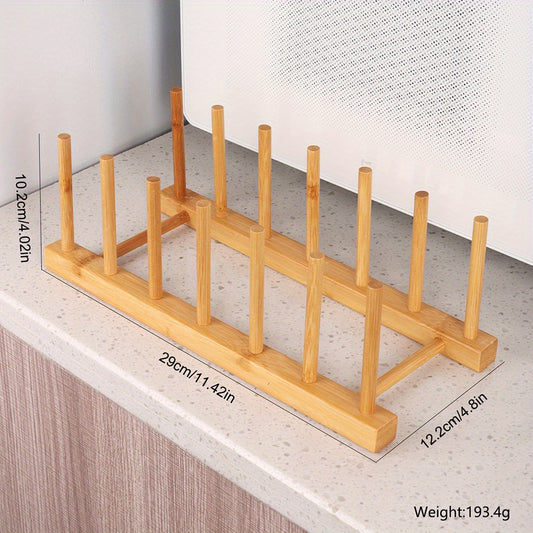 Insulated Bamboo Drain Tray Holder for Tea Cakes and Supplies