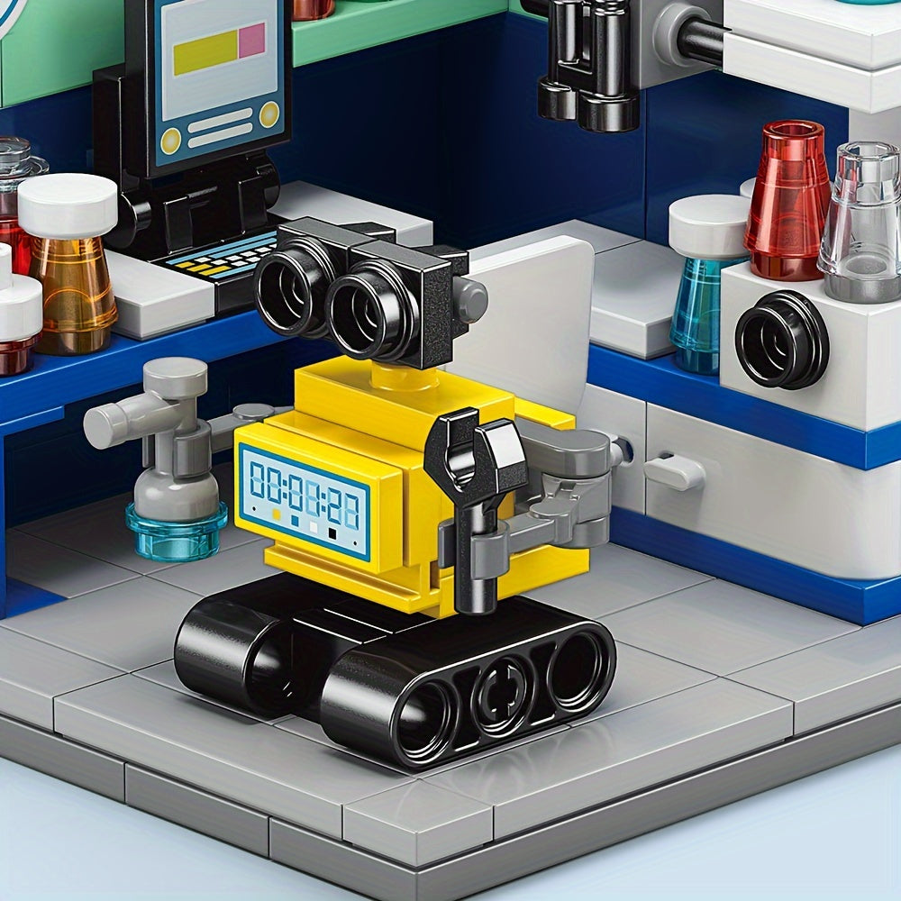 Scientist Room DIY Mini Building Block Toy