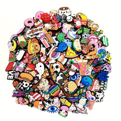 Random Funny Shoe Charms Decoration 12/22/52/102pcs