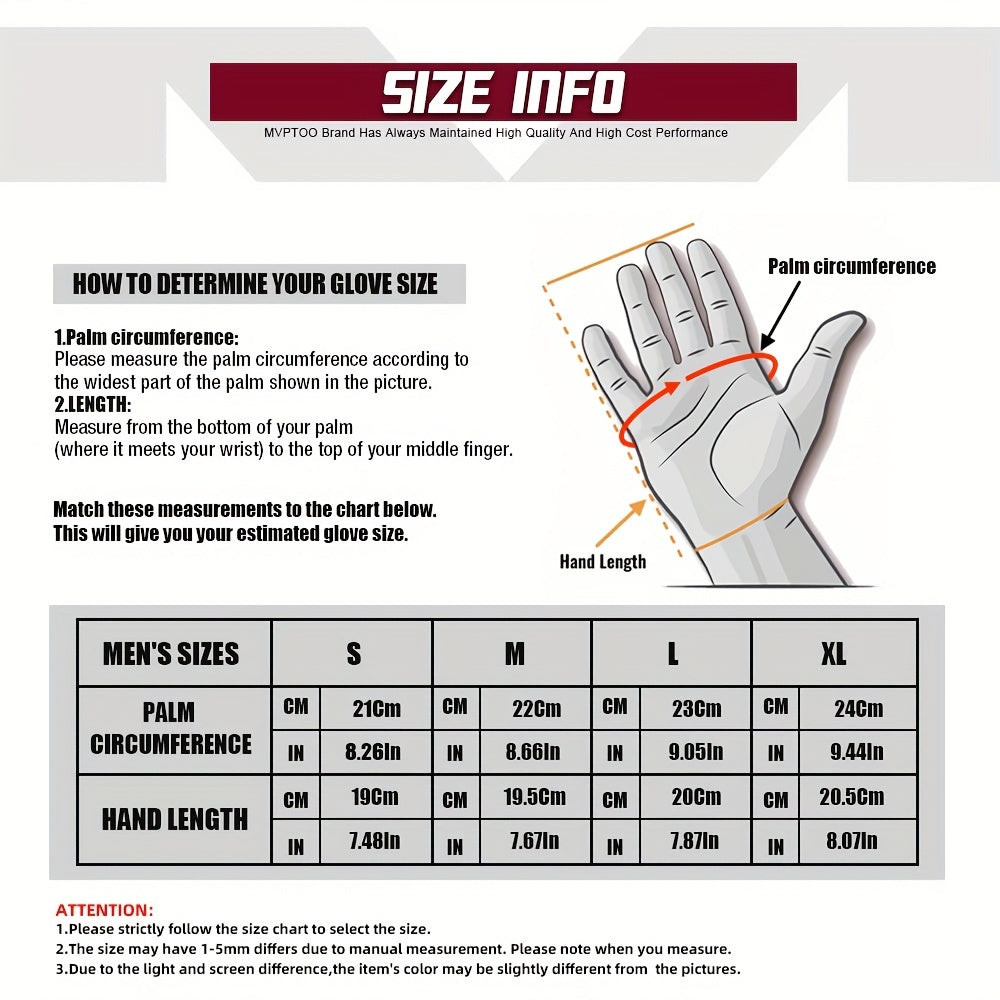 Full Finger Breathable Gloves for Men and Women
