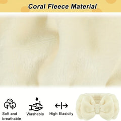 Bowknot Headband Elastic Hair Band for Washing Face Makeup