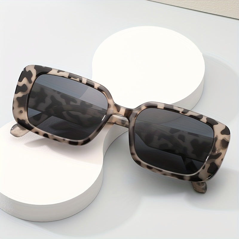 Y2K Rectangle Sunglasses For Women Men Hiphop UV400
