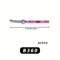 Alien Sci fi Movie Series Building Block Figures Light Sword Weapons Accessories